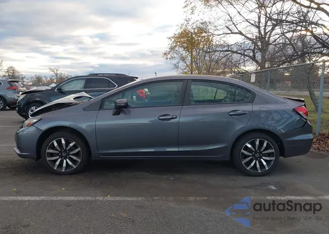 2014 Honda Civic Ex-L from USA, damaged, VIN 2HGFB2F95EH507793